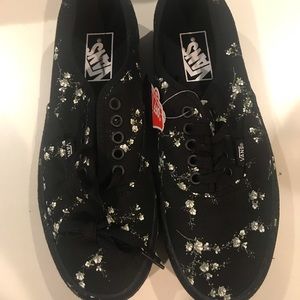 NWT Vans Midnight Floral